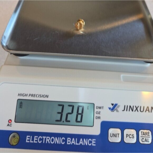 Vintage 14k Yellow Gold Caduceus Lapel Pin - Picture 5 of 5